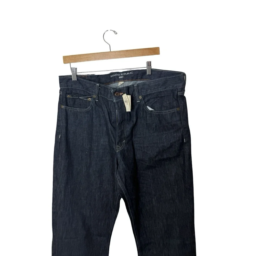Banana Republic Men's Jeans 36x36 BootCut Dark Wash new with tags